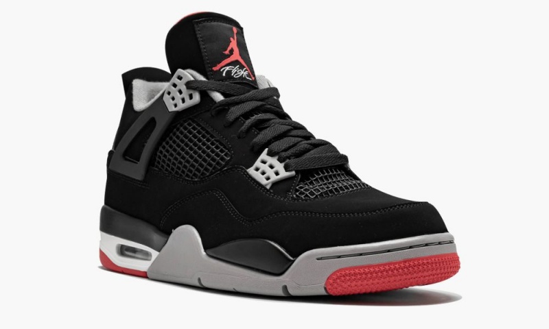 Nike Air Jordan 4 Retro 'Bred 2019 Release' Miesten Kengät Mustat Harmaat Valkoinen | 329LHXOBK