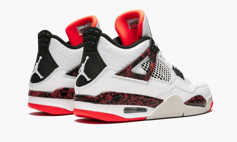 Nike Air Jordan 4 Retro 'Crimson Tint' Miesten Kengät Valkoinen Mustat Vaaleanpunainen | 129JECBOI