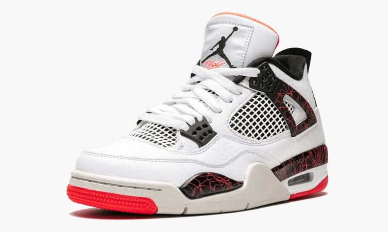 Nike Air Jordan 4 Retro 'Crimson Tint' Miesten Kengät Valkoinen Mustat Vaaleanpunainen | 129JECBOI