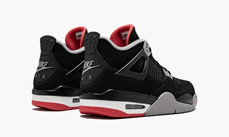Nike Air Jordan 4 Retro (GS) 'Bred 2019' Lasten Kengät Mustat Punainen Harmaat | 182BXSVPT