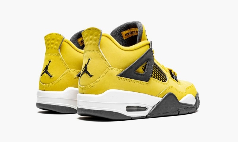 Nike Air Jordan 4 Retro GS 'Lightning 2021' Lasten Kengät Keltainen Tummansininen Harmaat | 972PMSWUZ