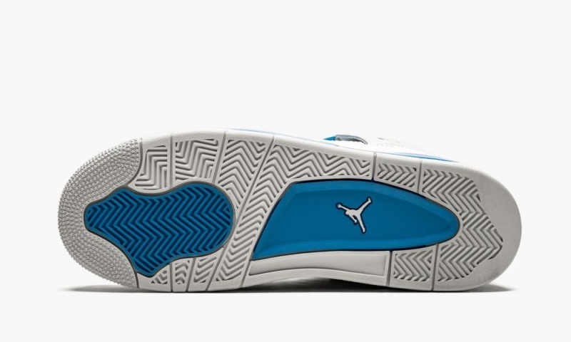 Nike Air Jordan 4 Retro GS 'Military' Lasten Kengät Valkoinen Sininen Harmaat | 258LKTAHC