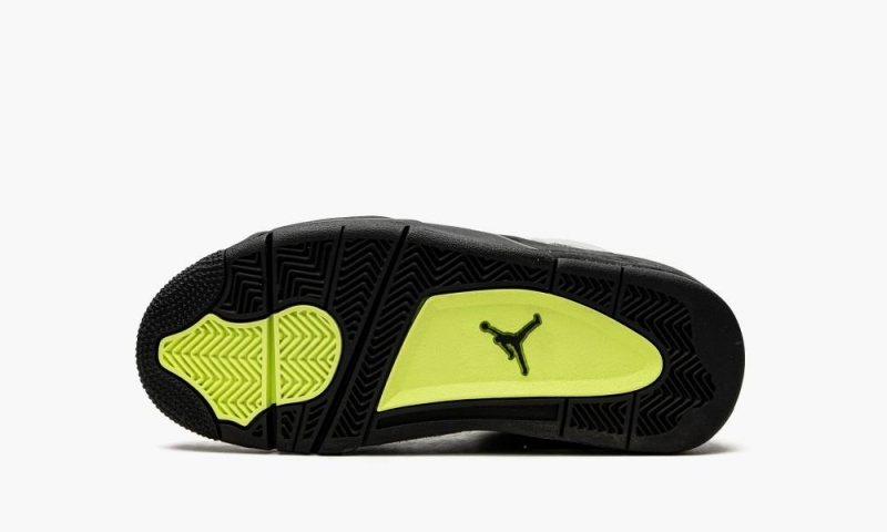 Nike Air Jordan 4 Retro GS 'Neon' Lasten Kengät Harmaat | 872TKLVMA