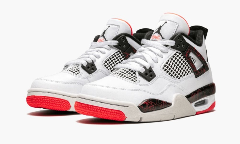 Nike Air Jordan 4 Retro (GS) 'Nostalgia' Lasten Kengät Valkoinen Mustat Vaaleanpunainen | 982WCIMKD