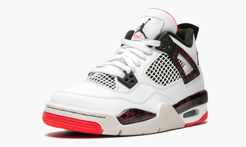 Nike Air Jordan 4 Retro (GS) 'Nostalgia' Lasten Kengät Valkoinen Mustat Vaaleanpunainen | 982WCIMKD