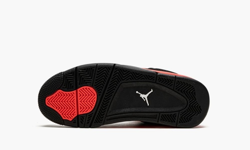 Nike Air Jordan 4 Retro GS 'Red Thunder' Lasten Kengät Mustat Valkoinen Punainen | 869SCVYMZ
