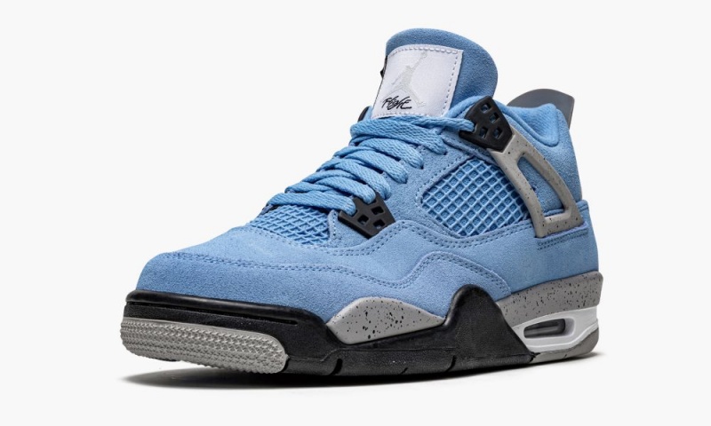 Nike Air Jordan 4 Retro GS 'University Blue' Lasten Kengät Sininen Mustat | 940SFOQNH