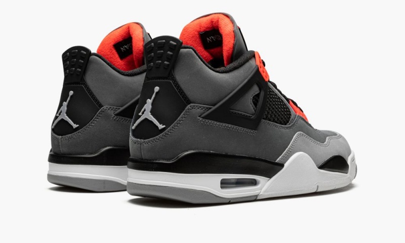 Nike Air Jordan 4 Retro 'Infrared' Miesten Kengät Tummanharmaat Mustat | 278FNYIEK