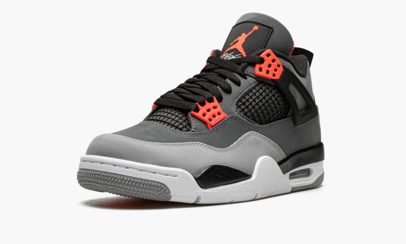 Nike Air Jordan 4 Retro 'Infrared' Miesten Kengät Tummanharmaat Mustat | 278FNYIEK