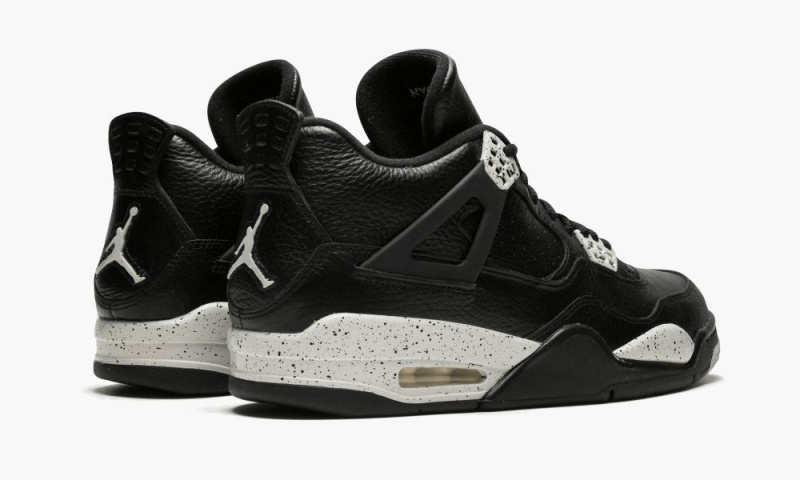 Nike Air Jordan 4 Retro LS 'Oreo' Miesten Kengät Mustat Harmaat Mustat | 896XACTFO