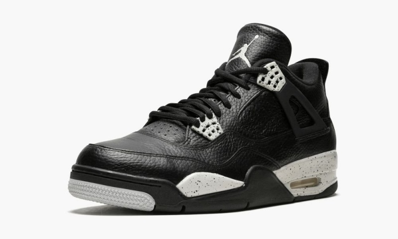 Nike Air Jordan 4 Retro LS 'Oreo' Miesten Kengät Mustat Harmaat Mustat | 896XACTFO