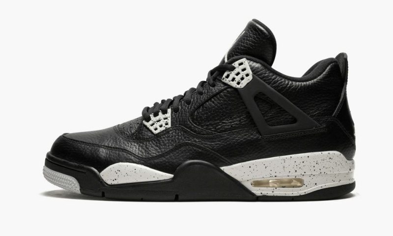 Nike Air Jordan 4 Retro LS \'Oreo\' Miesten Kengät Mustat Harmaat Mustat | 896XACTFO