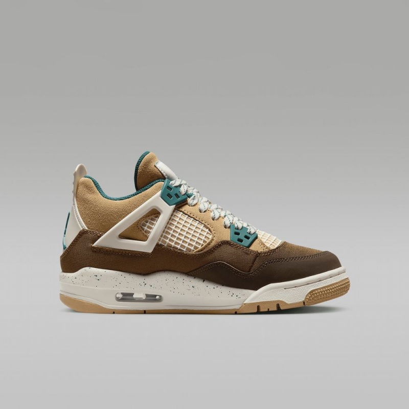 Nike Air Jordan 4 Retro Lasten Kengät Ruskea Turkoosi | 349QCRAYB