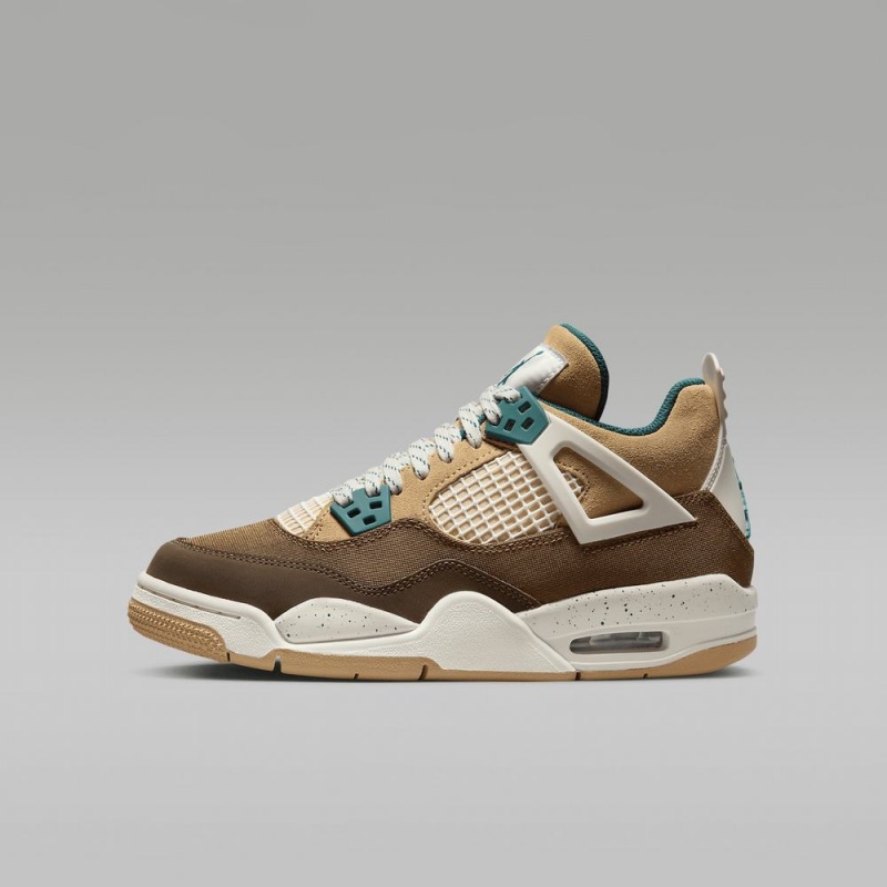 Nike Air Jordan 4 Retro Lasten Kengät Ruskea Turkoosi | 349QCRAYB