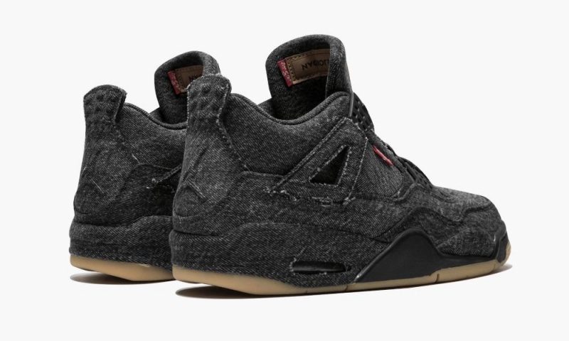 Nike Air Jordan 4 Retro Levis NRG 'Black Levis' Miesten Kengät Mustat | 280ADFSJU