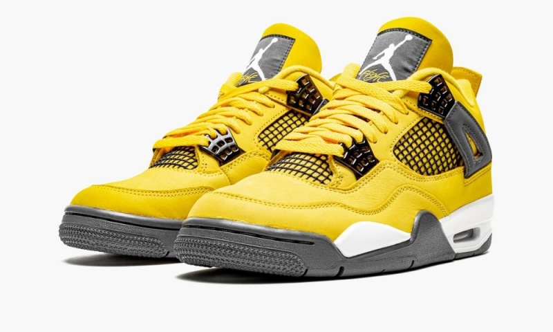 Nike Air Jordan 4 Retro 'Lightning 2021' Miesten Kengät Keltainen Monivärinen | 375IXRGLJ