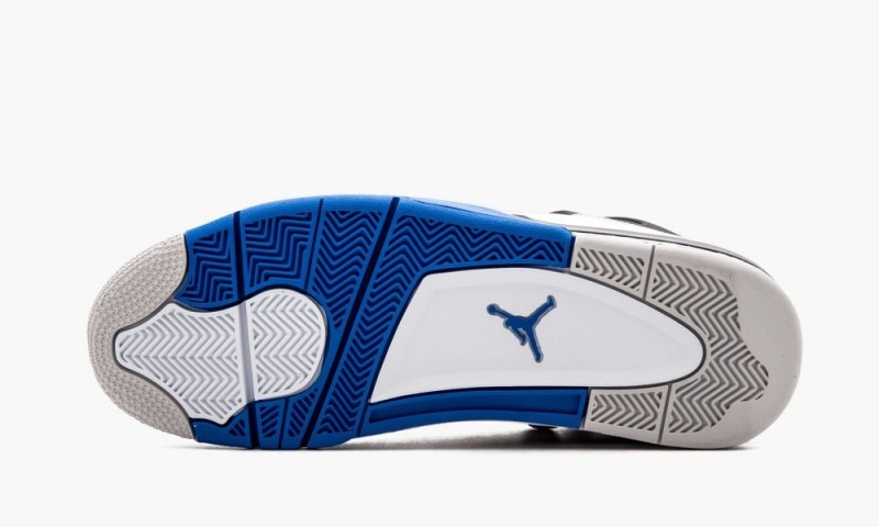 Nike Air Jordan 4 Retro 'Motorsports' Miesten Kengät Valkoinen Kuninkaallinen Sininen Mustat | 074BMQKPZ
