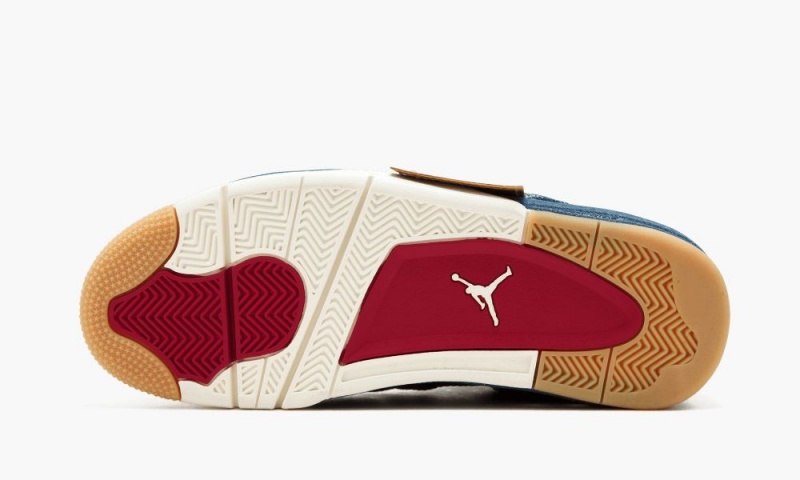 Nike Air Jordan 4 Retro NRG 'Levi's' Miesten Kengät Sininen Sininen Punainen | 412EQCDBF