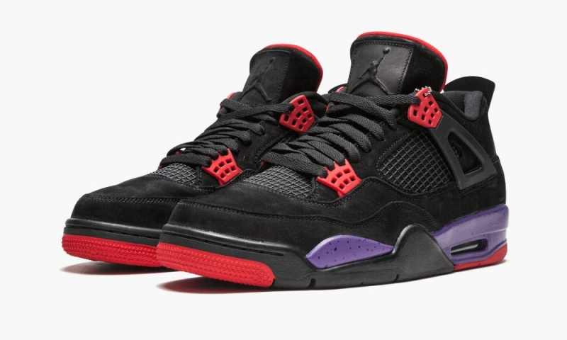 Nike Air Jordan 4 Retro NRG 'Raptors' Miesten Kengät Mustat Violetit | 865NVGIRJ
