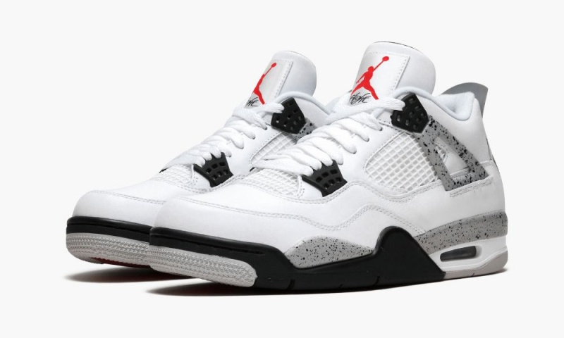 Nike Air Jordan 4 Retro OG 'White Cement' Miesten Kengät Valkoinen Punainen Mustat Harmaat | 625TCPVBN