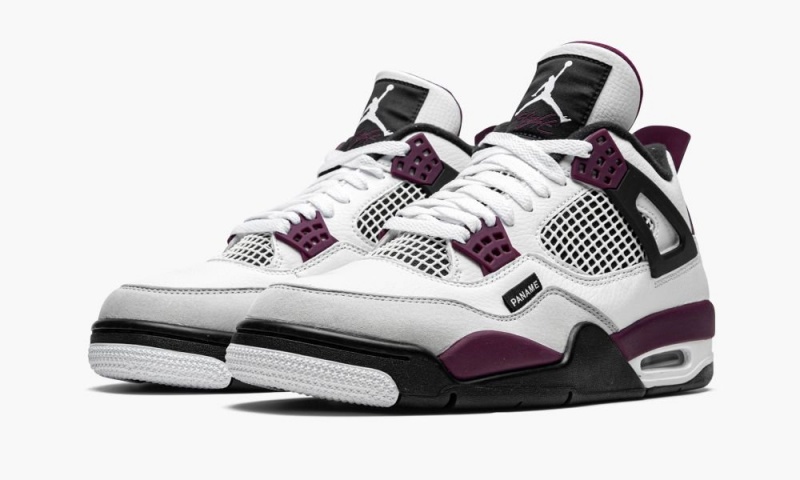Nike Air Jordan 4 Retro 'PSG - Paris Saint Germain' Miesten Kengät Valkoinen Harmaat Mustat | 059MYNOQU