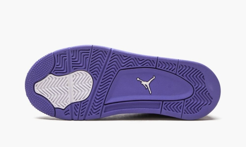 Nike Air Jordan 4 Retro PS 'Black Rush Violet' Lasten Kengät Mustat Valkoinen Violetit | 431XIOVZA