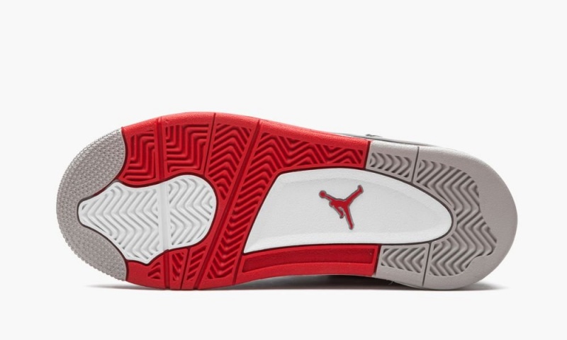 Nike Air Jordan 4 Retro (PS) 'Fire Red 2020' Lasten Kengät Valkoinen Punainen Mustat Harmaat | 054DXGFQO