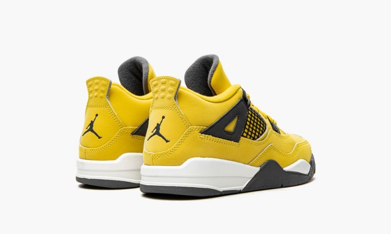 Nike Air Jordan 4 Retro PS 'Lightning' Lasten Kengät Keltainen Tummansininen Harmaat | 159UNPMFZ