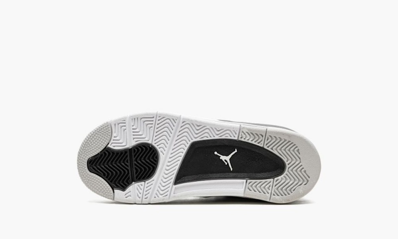 Nike Air Jordan 4 Retro PS 'Military Black' Lasten Kengät Valkoinen Mustat Harmaat | 053ZVXHLE