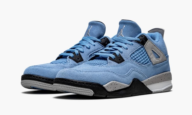 Nike Air Jordan 4 Retro PS 'University Blue' Lasten Kengät Sininen Mustat | 643OZLSAD
