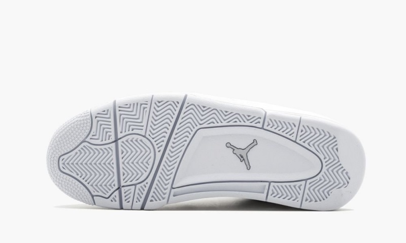 Nike Air Jordan 4 Retro 'Pure Money' Miesten Kengät Valkoinen Metal Hopea | 630SFPOYD