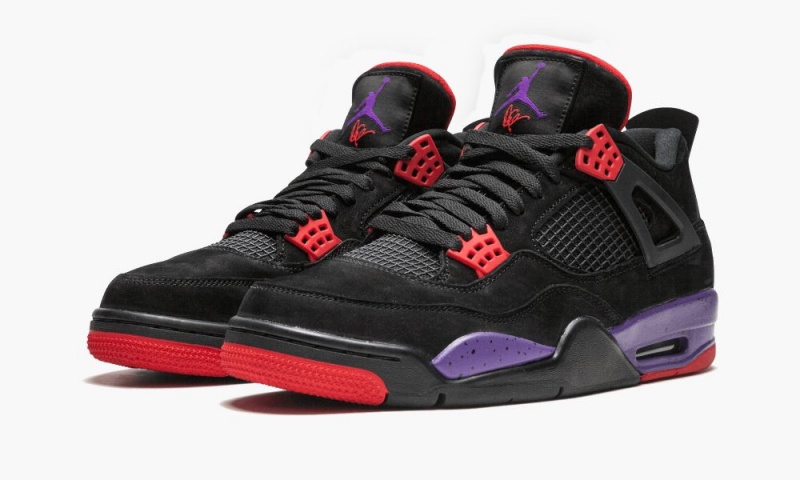 Nike Air Jordan 4 Retro 'Raptors/Drake OVO' Miesten Kengät Mustat Violetit | 746MSODFK
