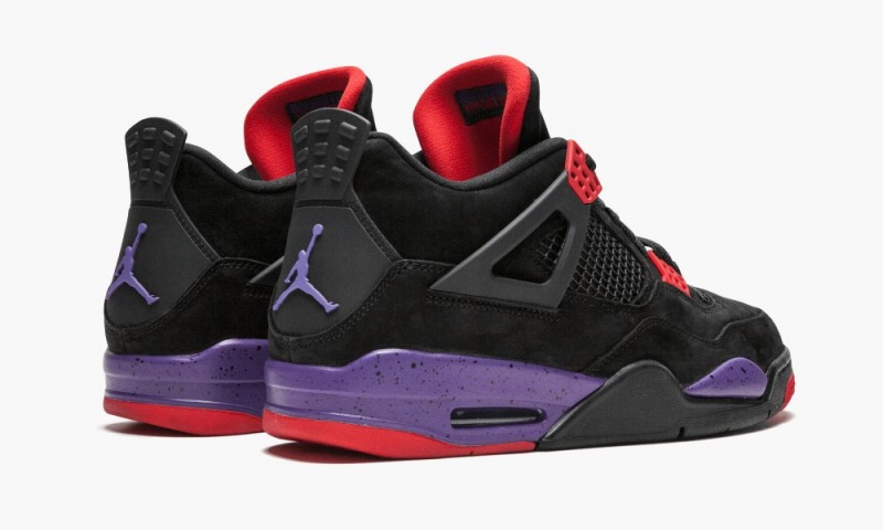 Nike Air Jordan 4 Retro 'Raptors/Drake OVO' Miesten Kengät Mustat Violetit | 746MSODFK