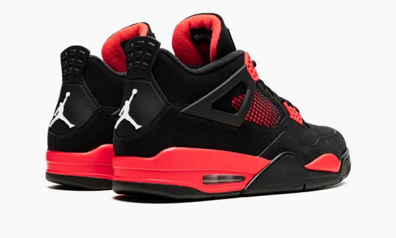 Nike Air Jordan 4 Retro 'Red Thunder' Miesten Kengät Mustat Valkoinen Punainen | 283VURCYL