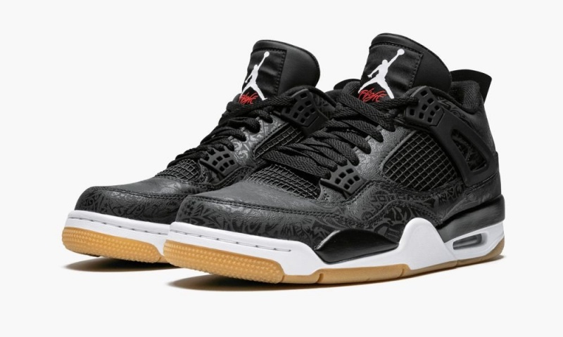 Nike Air Jordan 4 Retro SE 'Black Laser' Miesten Kengät Mustat Valkoinen Vaaleanruskea | 136TYJOZP