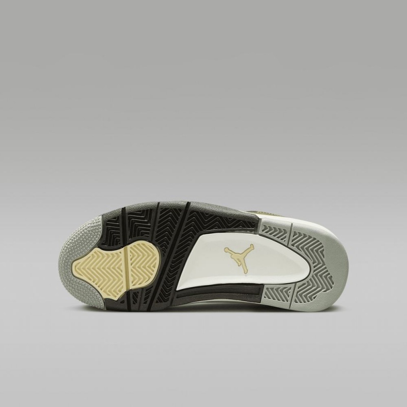 Nike Air Jordan 4 Retro SE Craft Lasten Kengät Oliivinvihreä Khaki Mustat Vaaleankeltainen | 890EUXMVK