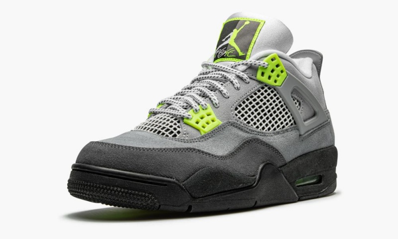 Nike Air Jordan 4 Retro SE 'Neon' Miesten Kengät Harmaat | 691LJOMSC