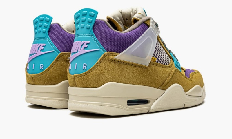 Nike Air Jordan 4 Retro SP 'Union 30th Anniversary - Desert Moss' Miesten Kengät Keltainen Turkoosi Sininen | 813OKSCJB