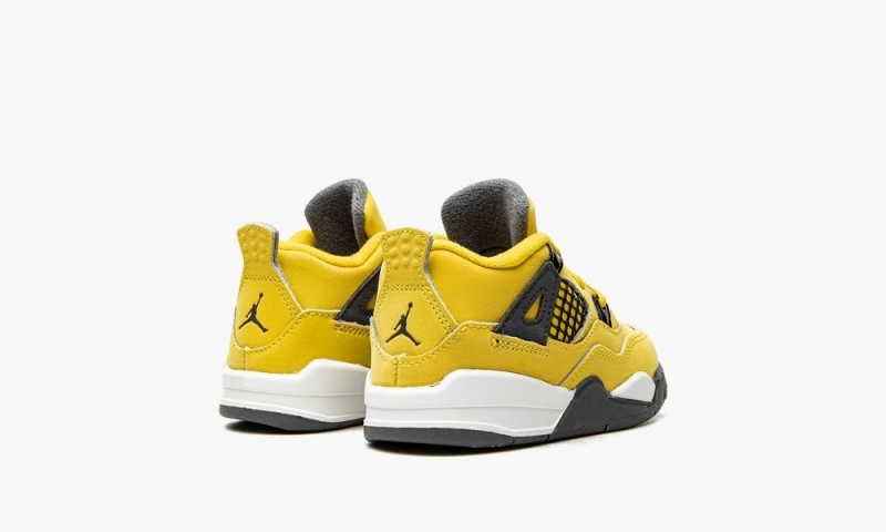 Nike Air Jordan 4 Retro TD 'Lightning 2021' Lasten Kengät Keltainen Tummansininen Harmaat | 793NLSXVF