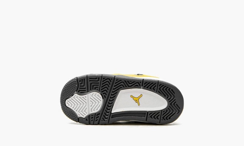 Nike Air Jordan 4 Retro TD 'Lightning 2021' Lasten Kengät Keltainen Tummansininen Harmaat | 793NLSXVF