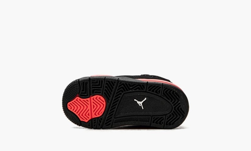 Nike Air Jordan 4 Retro TD 'Red Thunder' Lasten Kengät Mustat Valkoinen Punainen | 753DEXGVL
