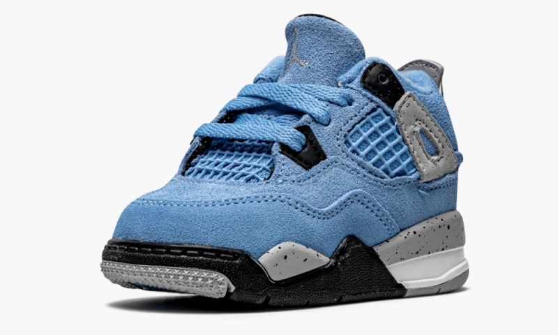 Nike Air Jordan 4 Retro TD 'University Blue' Lasten Kengät Sininen Mustat | 746QXARVZ