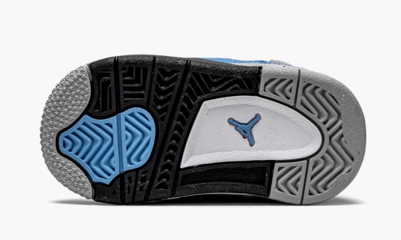 Nike Air Jordan 4 Retro TD 'University Blue' Lasten Kengät Sininen Mustat | 746QXARVZ