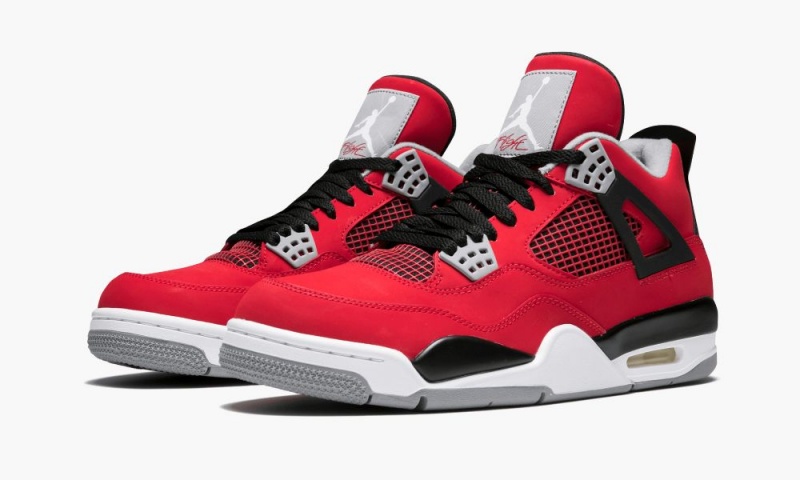 Nike Air Jordan 4 Retro 'Toro Bravo' Miesten Kengät Punainen Valkoinen Mustat Harmaat | 089POZEAC
