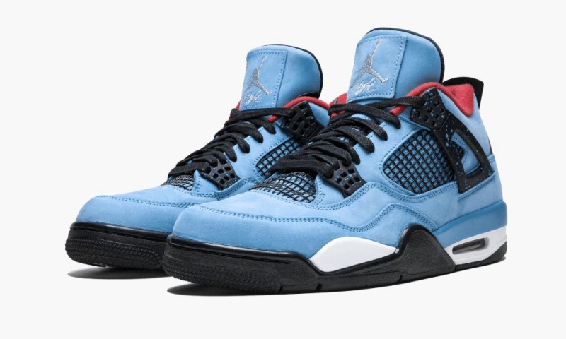 Nike Air Jordan 4 Retro 'Travis Scott - Cactus Jack' Miesten Kengät Sininen Punainen | 891AXVMCB