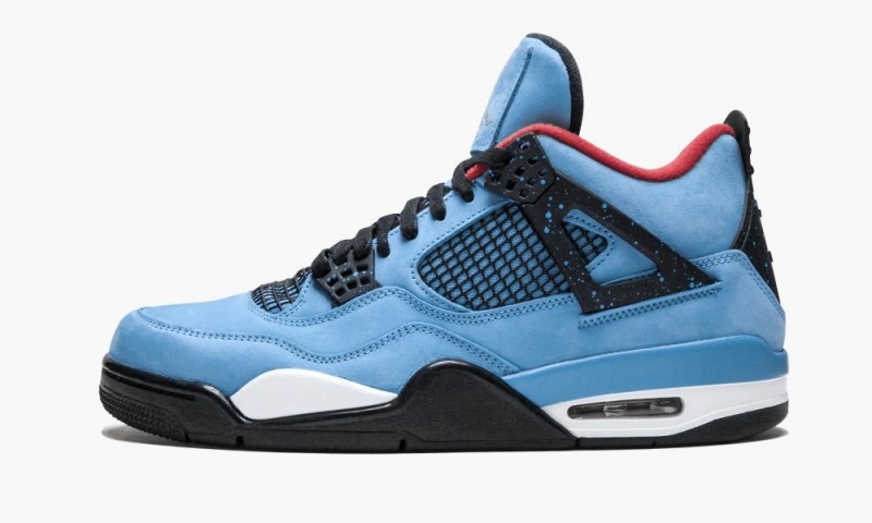 Nike Air Jordan 4 Retro \'Travis Scott - Cactus Jack\' Miesten Kengät Sininen Punainen | 891AXVMCB