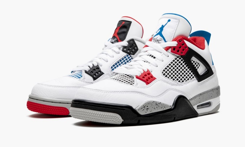 Nike Air Jordan 4 'What The' Miesten Kengät Valkoinen Punainen Harmaat | 692SRJKZL