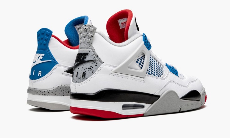 Nike Air Jordan 4 'What The' Miesten Kengät Valkoinen Punainen Harmaat | 692SRJKZL