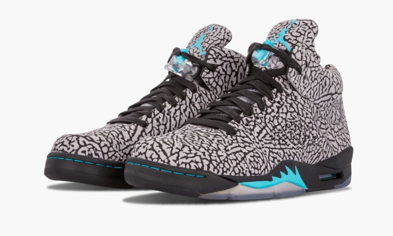 Nike Air Jordan 5 3Lab5 'Elephant Print' Miesten Kengät Harmaat Sininen Mustat | 486HVWYSJ
