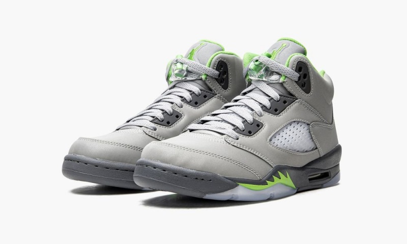 Nike Air Jordan 5 GS 'Green Bean 2022' Lasten Kengät Hopea Vihreä Harmaat | 687CLYWSH